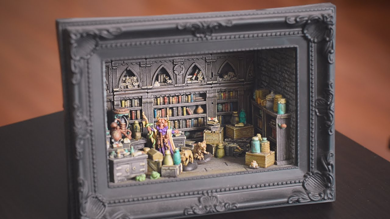 ¡Cómo construí una pequeña biblioteca de mago desde cero!
