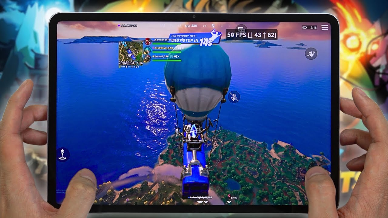 Xiaomi Pad 7 Fortnite Mobile Gameplay | Snapdragon 7+ Gen 3
