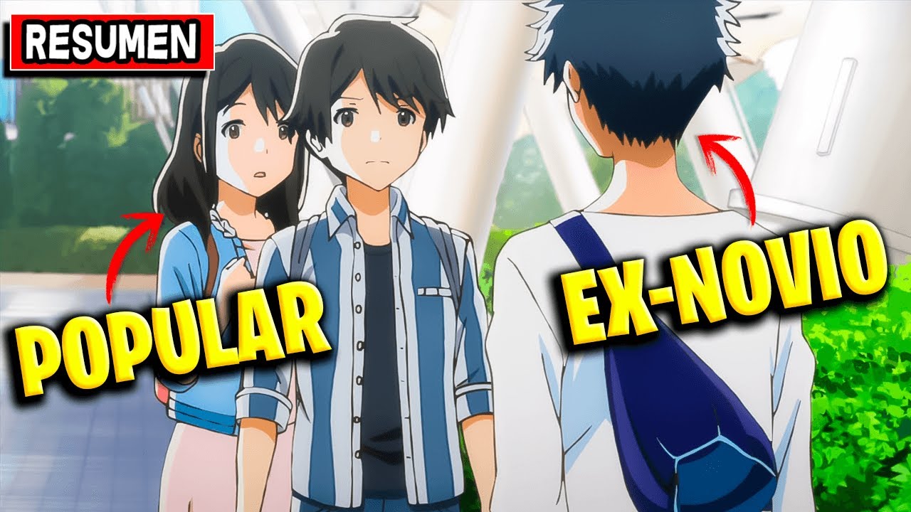 🔥PROTA TÍMIDO se QUEDA con la MÁS LINDA🌺 PERO se ESCONDEN de su EX🤫- Tsuki ga Kirei RESUMEN COMPLETO