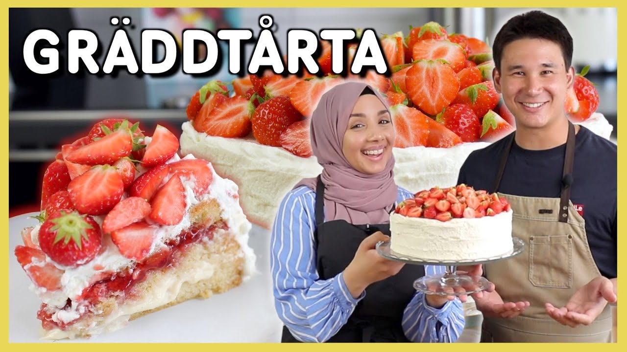 En Äkta Gräddtårta! | Ft. Camilla Hamid!