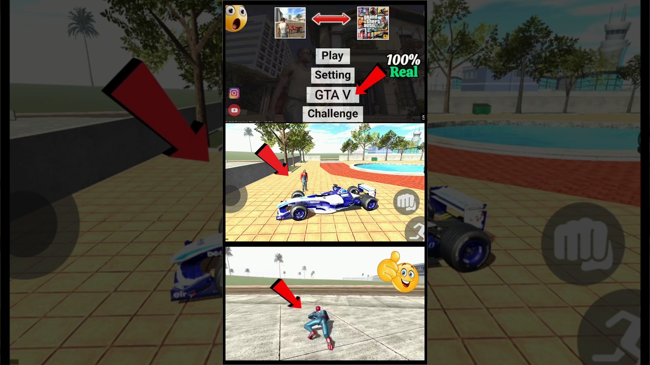 New Formula F1 + GTA V mod🤯 in Indian Bike Driving 3d|| 