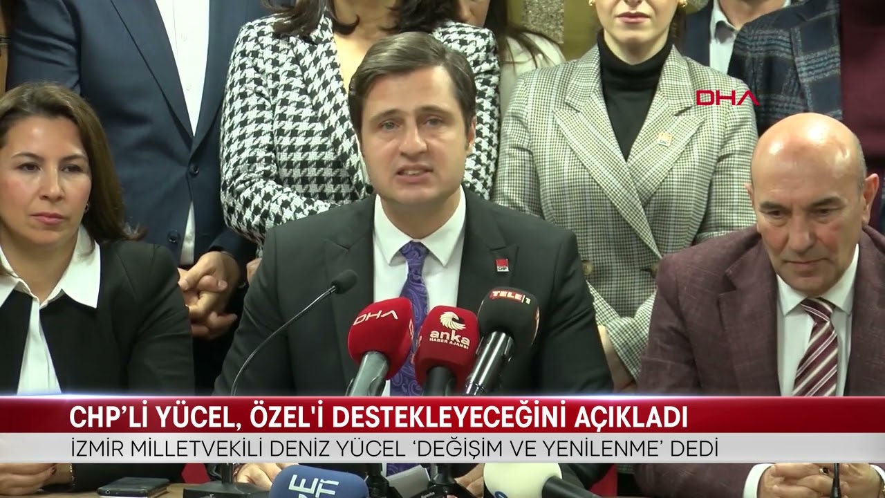 CHP&rsquo;Lİ Y&Uuml;CEL, &Ouml;ZEL'İ DESTEKLEYECEĞİNİ A&Ccedil;IKLADI