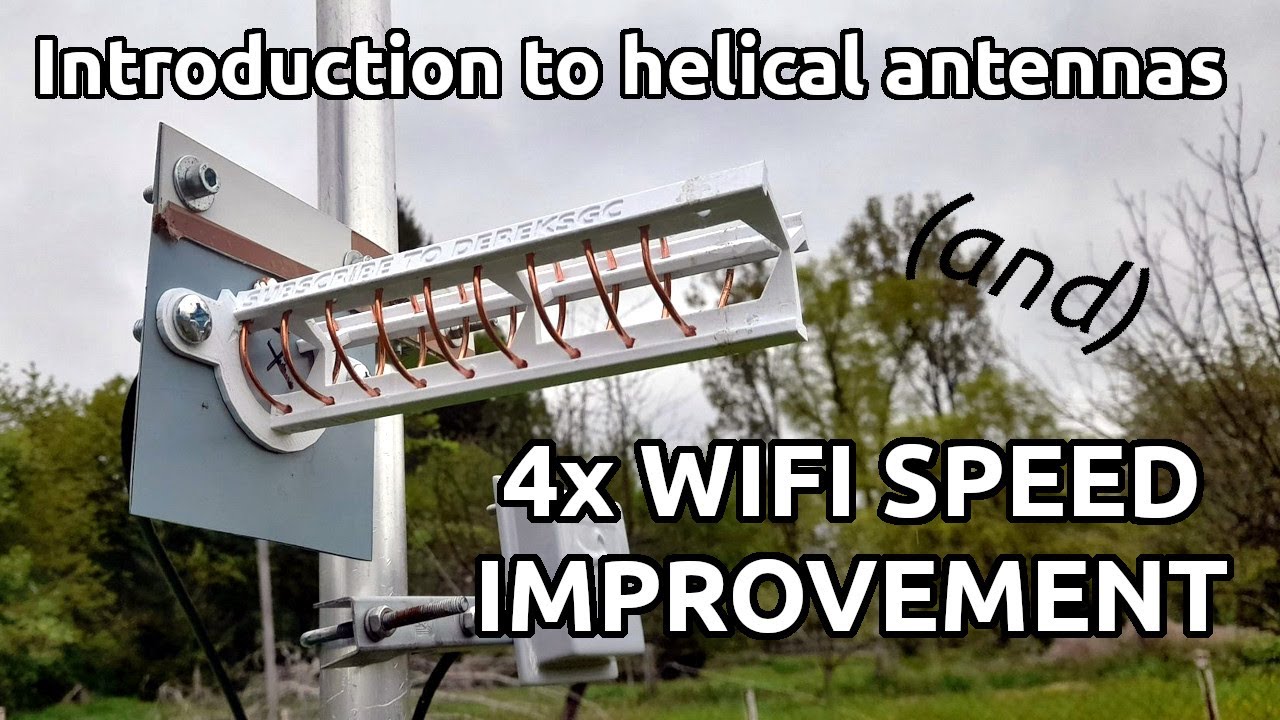 Создание спиральной антенны WiFi 2,4 ГГц