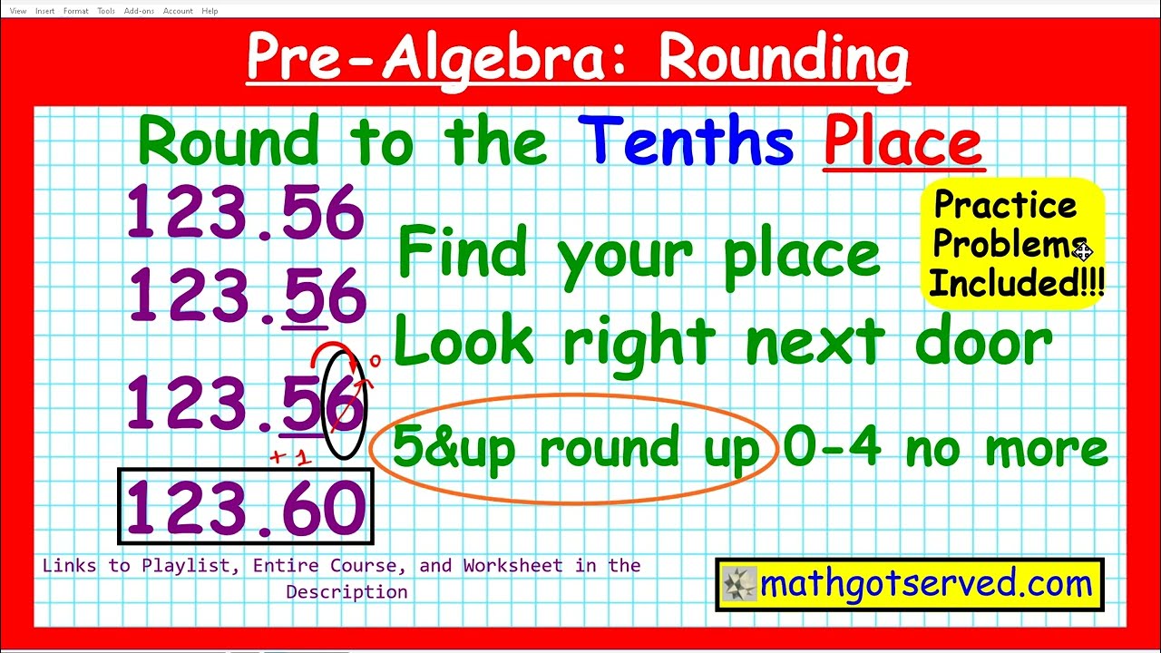 1 1 b How to Round Numbers Rounding Place Value Mathgotsered com Accuplacer regents clep cset cbest