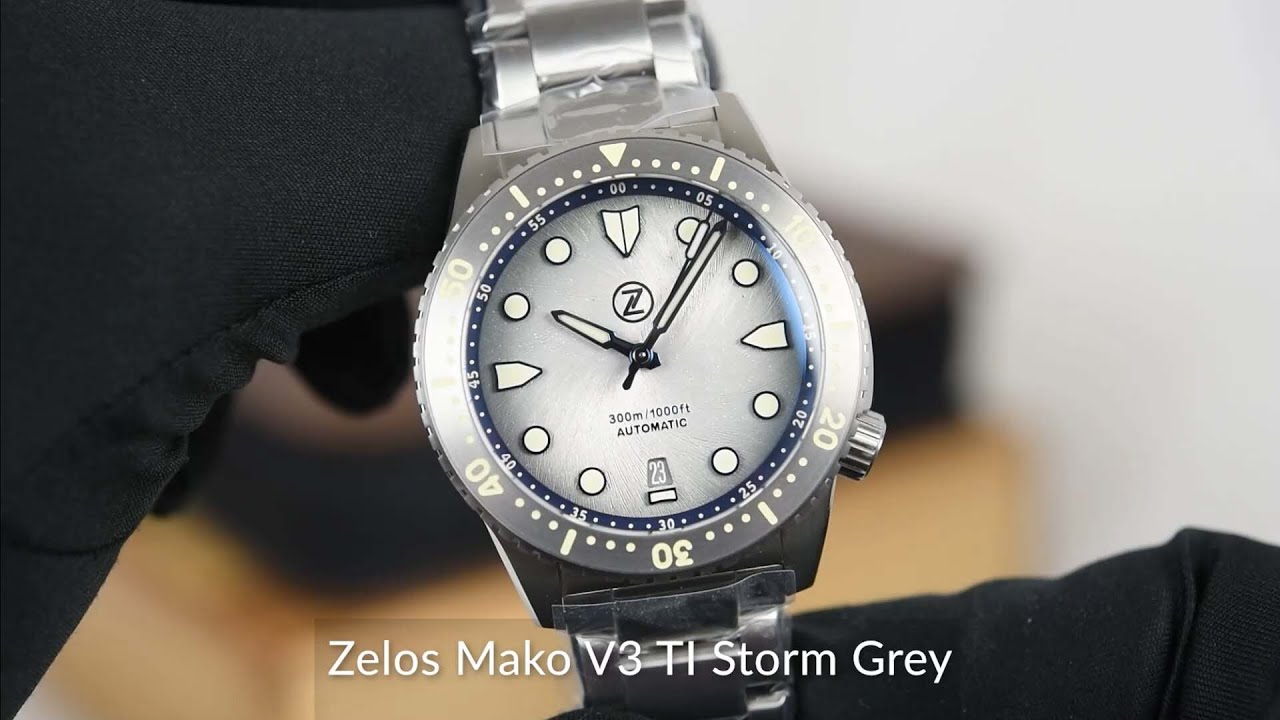 Zelos Mako V3 TI Storm Grey