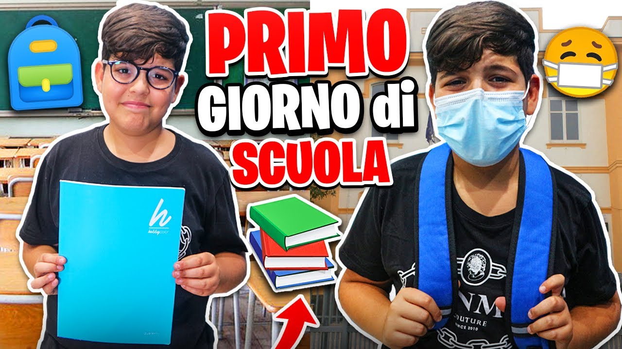 📚 IL PRIMO GIORNO di SCUOLA DI CHRISTIAN!! *Terza media*