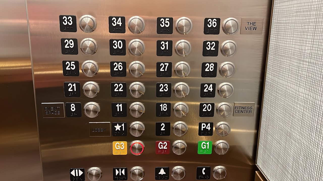 Schindler 7000 Main Elevators | Hilton Rosslyn | Arlington VA