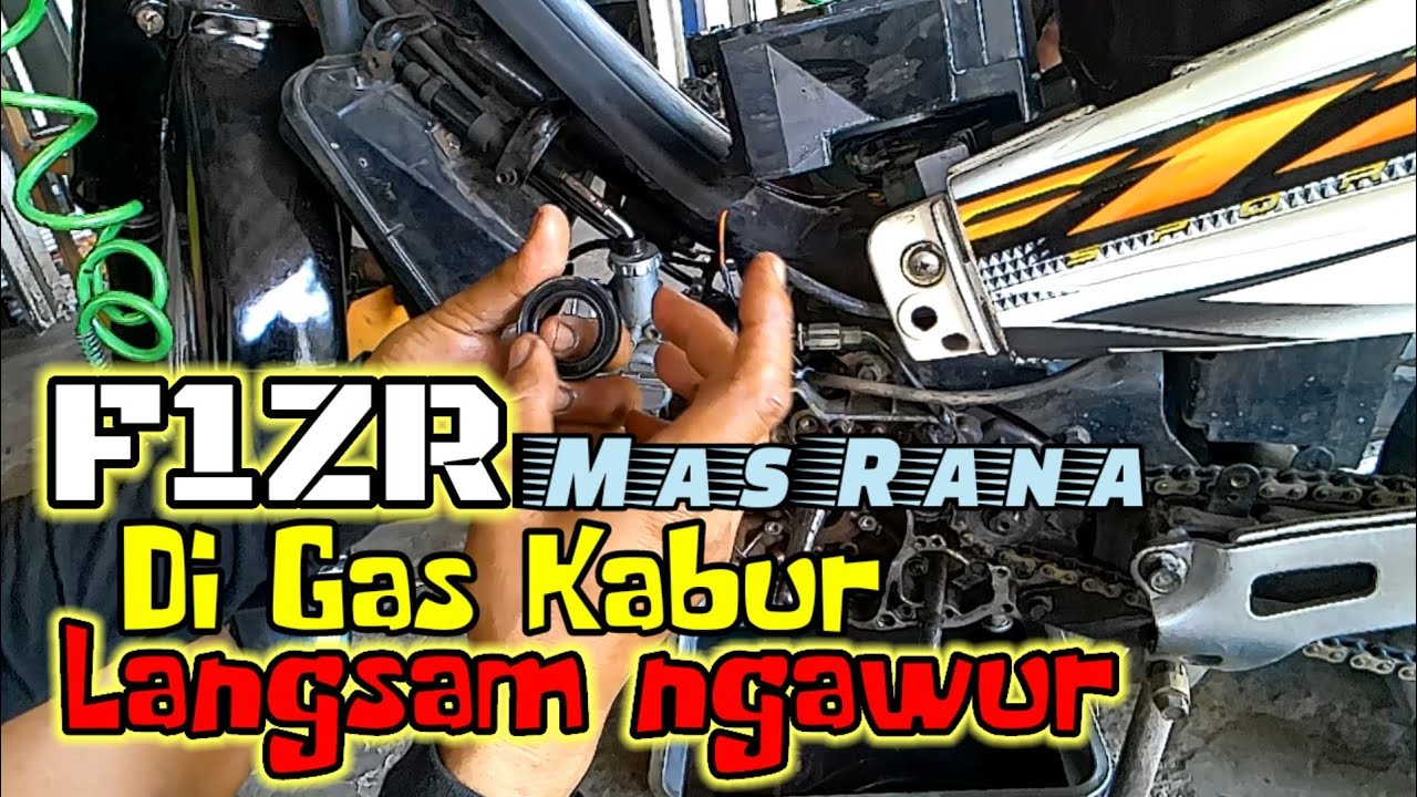 f1zr di gas kabur, langsam ngawur troble f1zr
