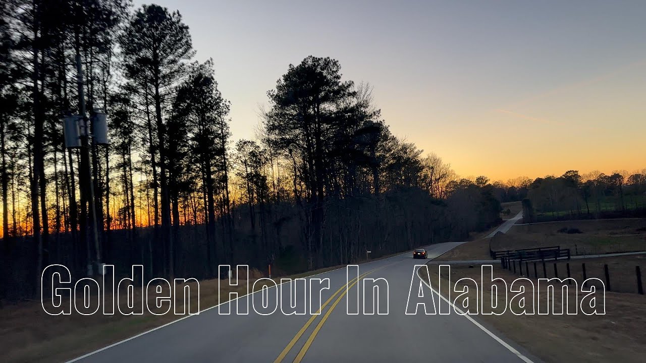🌅 4K 60FPS POV – The Most Beautiful Golden Hour Sunset I’ve Ever Filmed in Heflin Alabama ✨