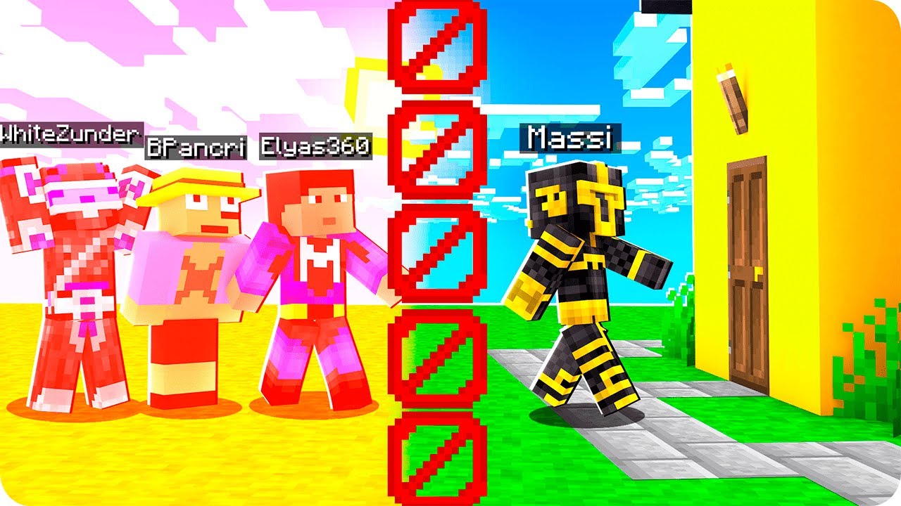 🚫 ¡¡EXPULSO A MIS AMIGOS DE LA CIUDAD EN MINECRAFT!! 😱