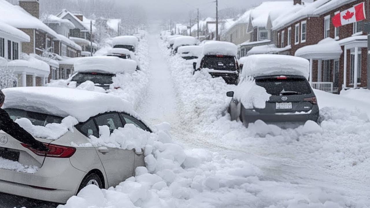 . Major Winter Storm and Polar Vortex Strike Toronto, Canada