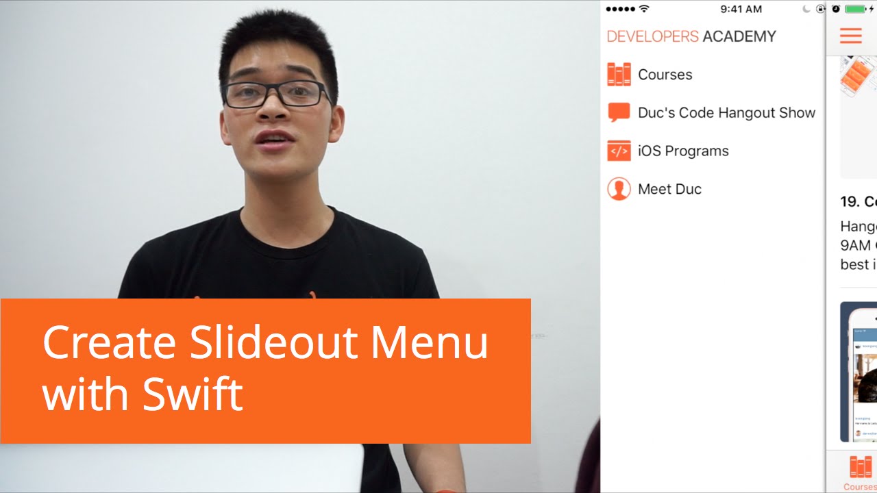 How to Make Slide Out Menu in Swift with SWRevealViewController