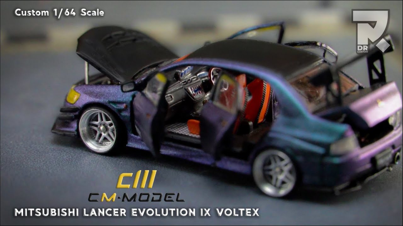 MITSUBISHI LANCER EVOLUTION IX VOLTEX - CUSTOM MINI SCALE