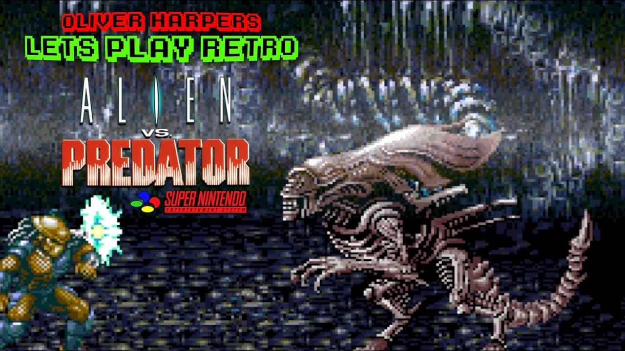 ALIEN VS PREDATOR (SNES) - Let's Play Retro