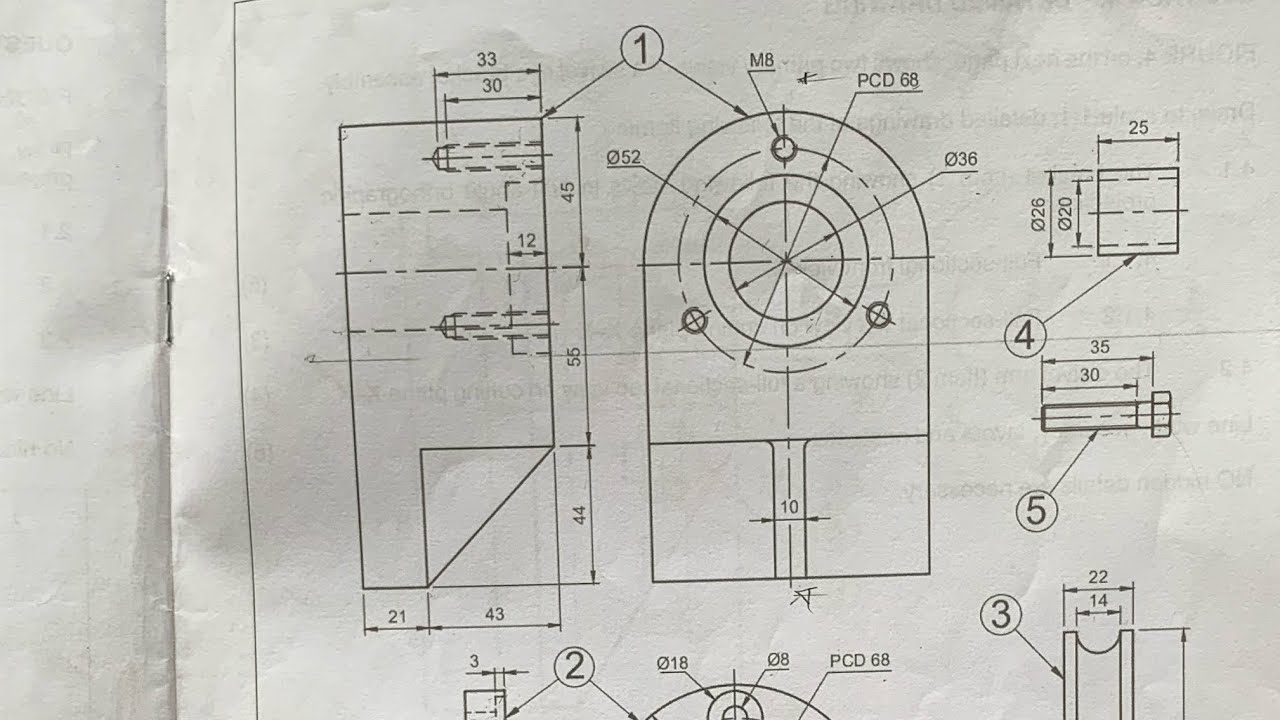 Сборочный чертеж N3/Часть 3️⃣