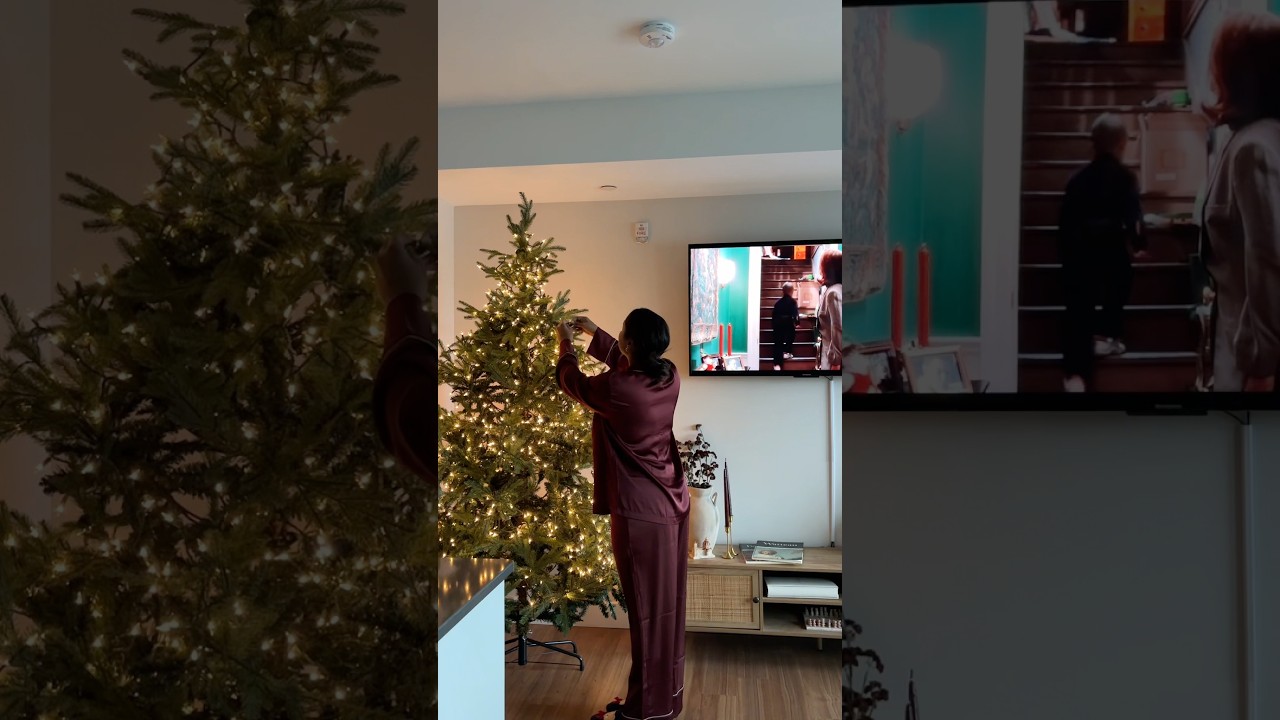 You find the most realistic Christmas tree for under $200❤️🎄 #christmasdecor