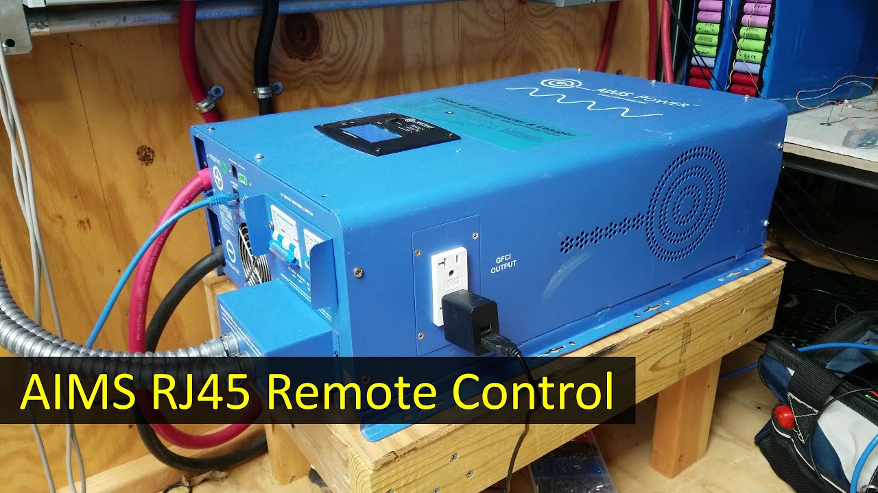 Turning an AIMS 10,000W Inverter On/Off with a Batrium BMS