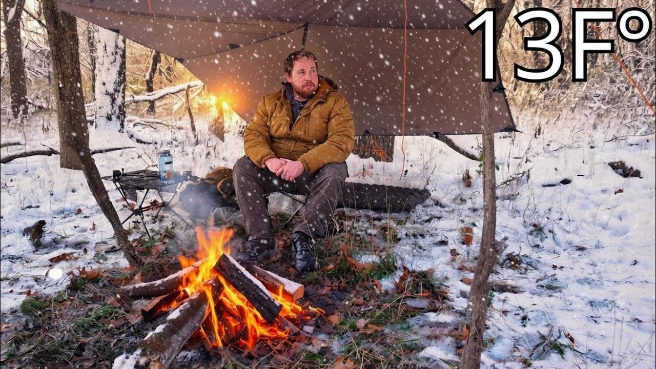 Как пережить ночь во время зимней бури без палатки и спального мешка