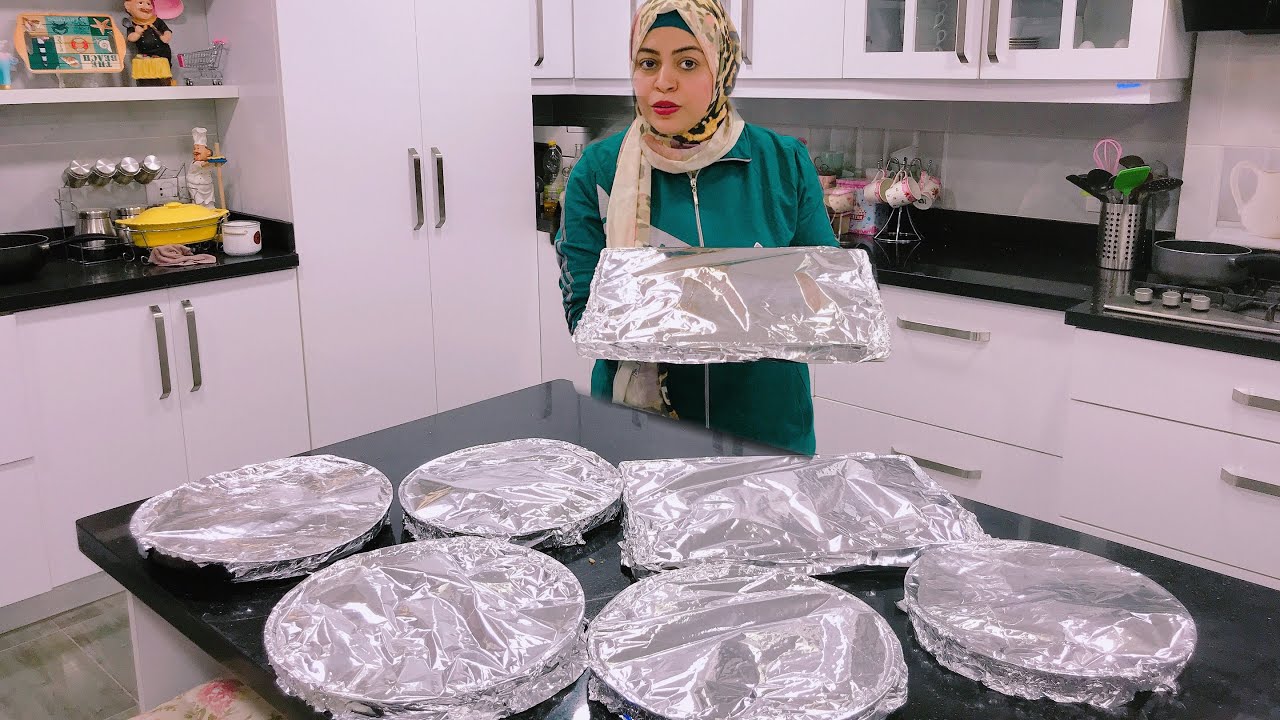 رديت العزومه لسلفتي بااكله ماعملتهاش من  سنه ابهرتهم ومليت كل صواني البيت