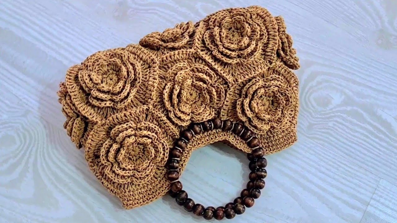 Güllü çanta yapımı