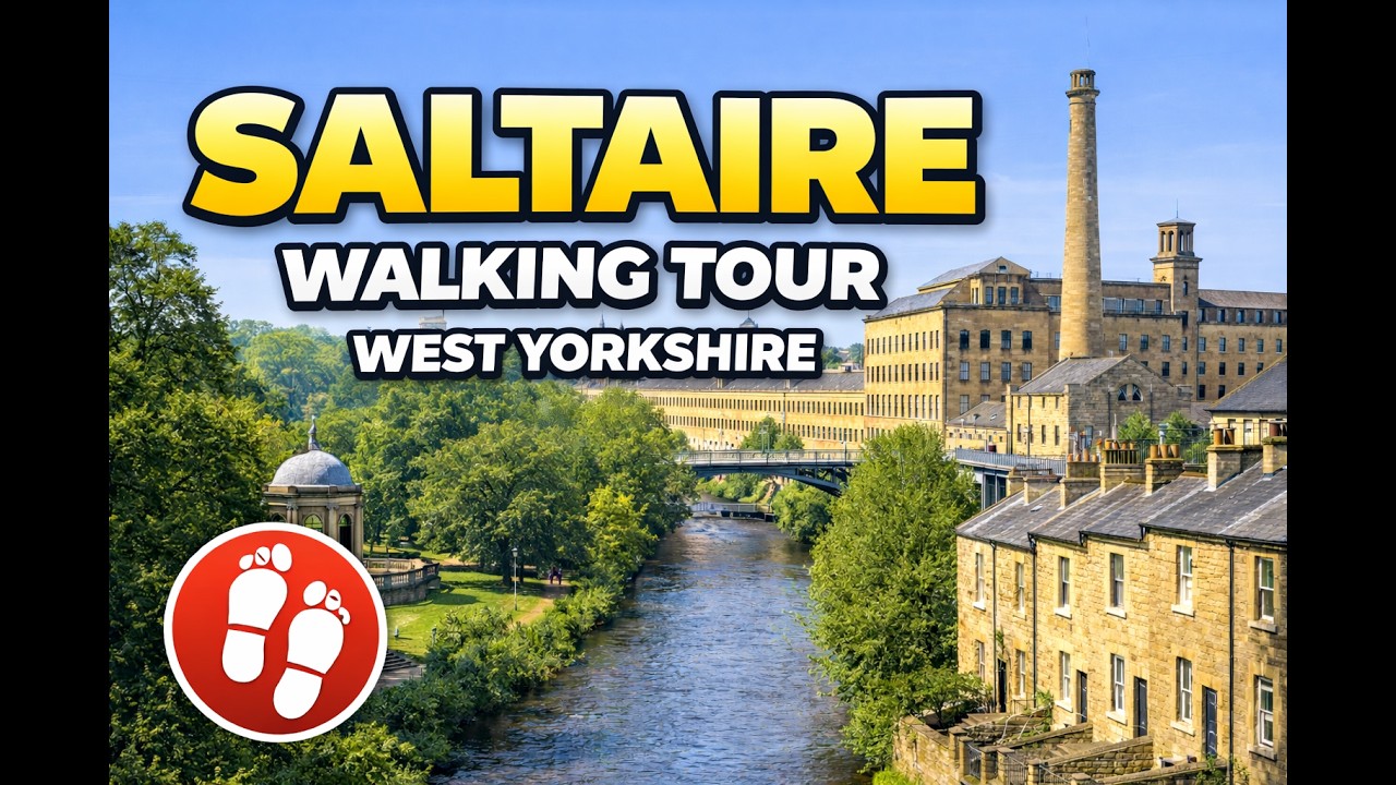 Saltaire West Yorkshire walk World Heritage Site
