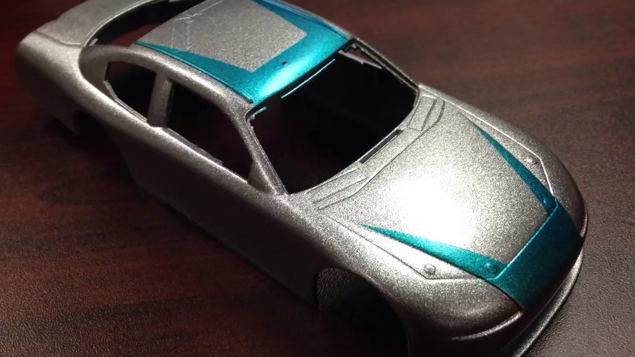 Carrera digital 1/32 scale NASCAR slot car body paint job