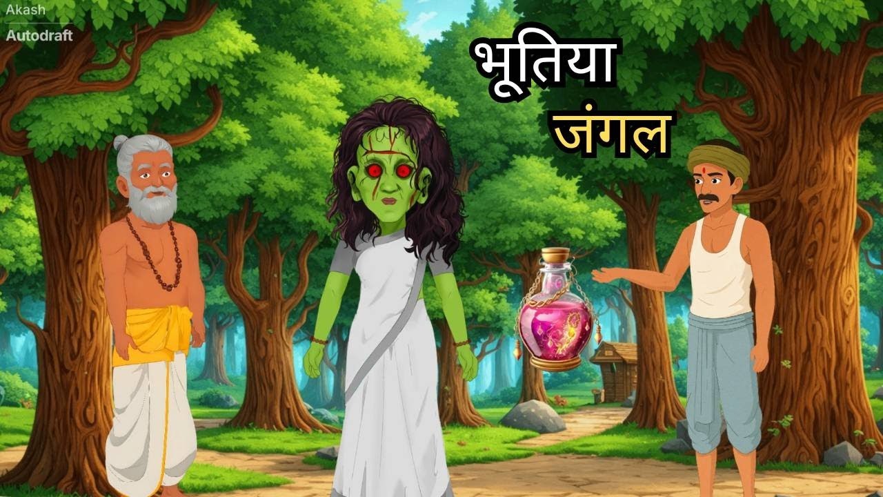 भूतिया जंगल | Bhootiya Jungle | Hindi Story | Hindi Kahaniya | Moral Stories | cartoon story