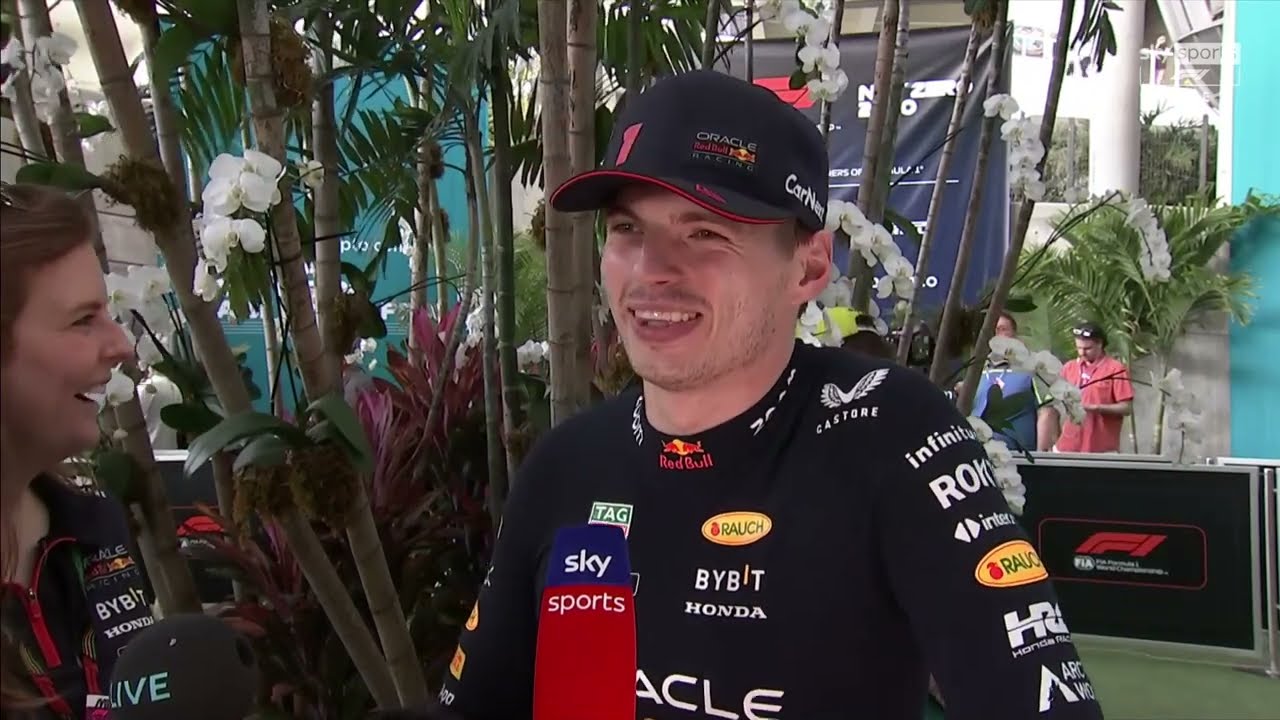 Max Verstappen's Epic Comeback: Exclusive Interview After Winning Miami GP 2023 from P9!