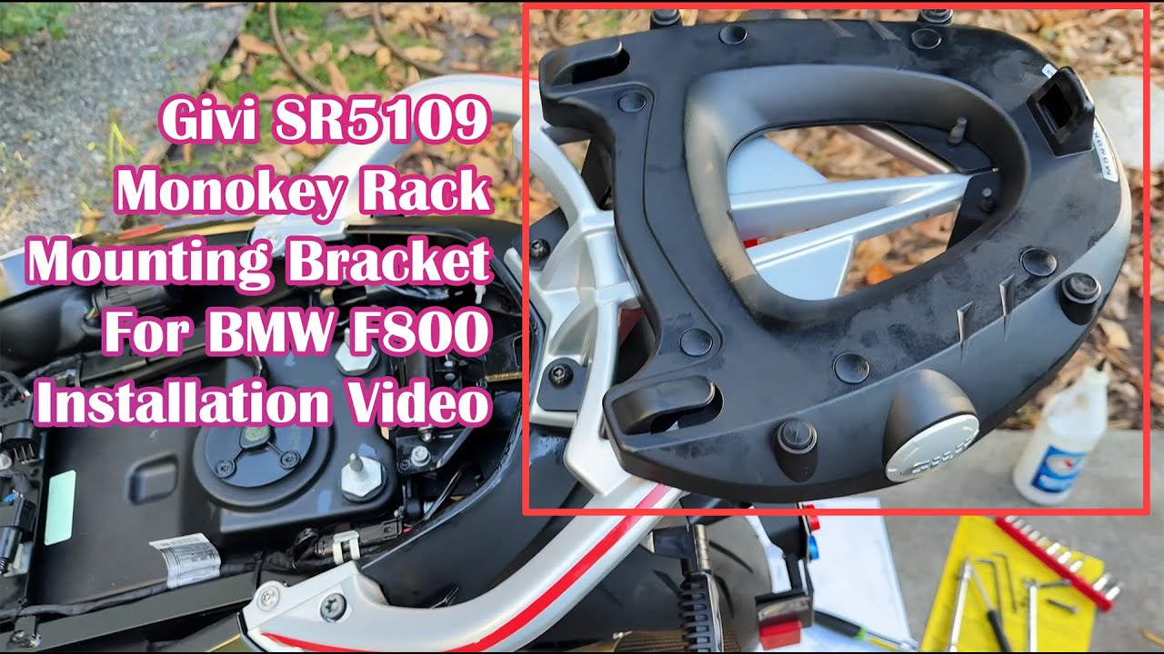Givi SR5109 Monokey Rack Installation on BMW F800r