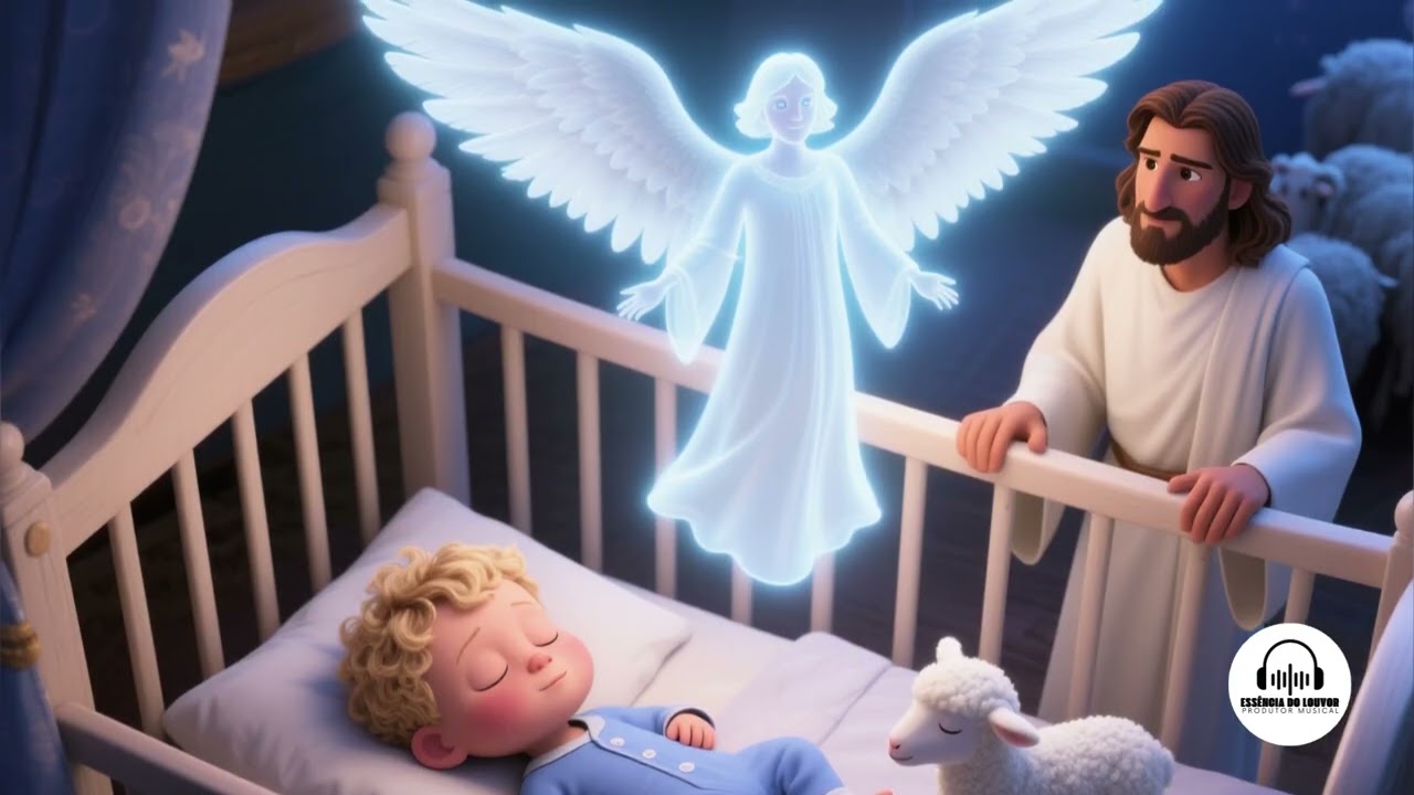 Deus Cuidar de Mim | Dormir - Música Infantil Animada | Música de Ninar Bebê Dormir e Acalmar