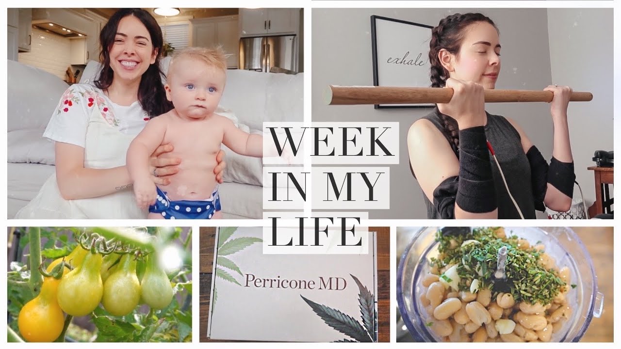 A Week In My life As A New Mom: quiet family days at home, healthy cooking & physical therapy!