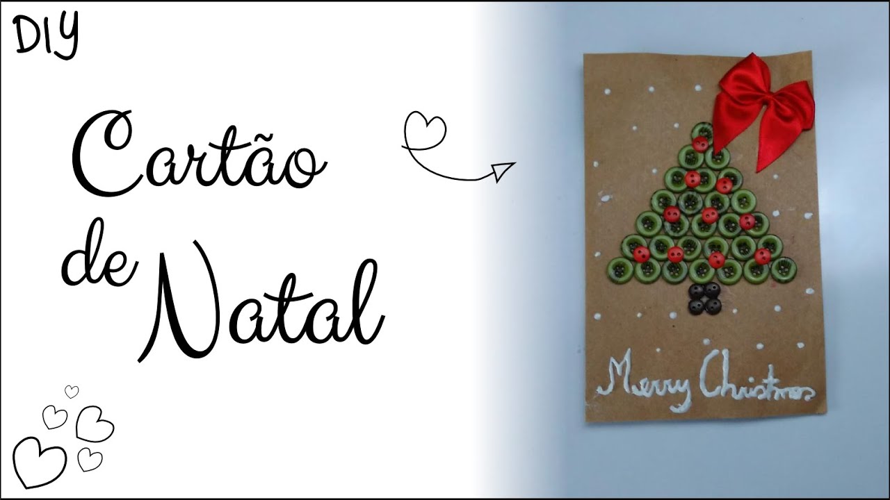 Cartão de Natal - DIY Faça você mesmo