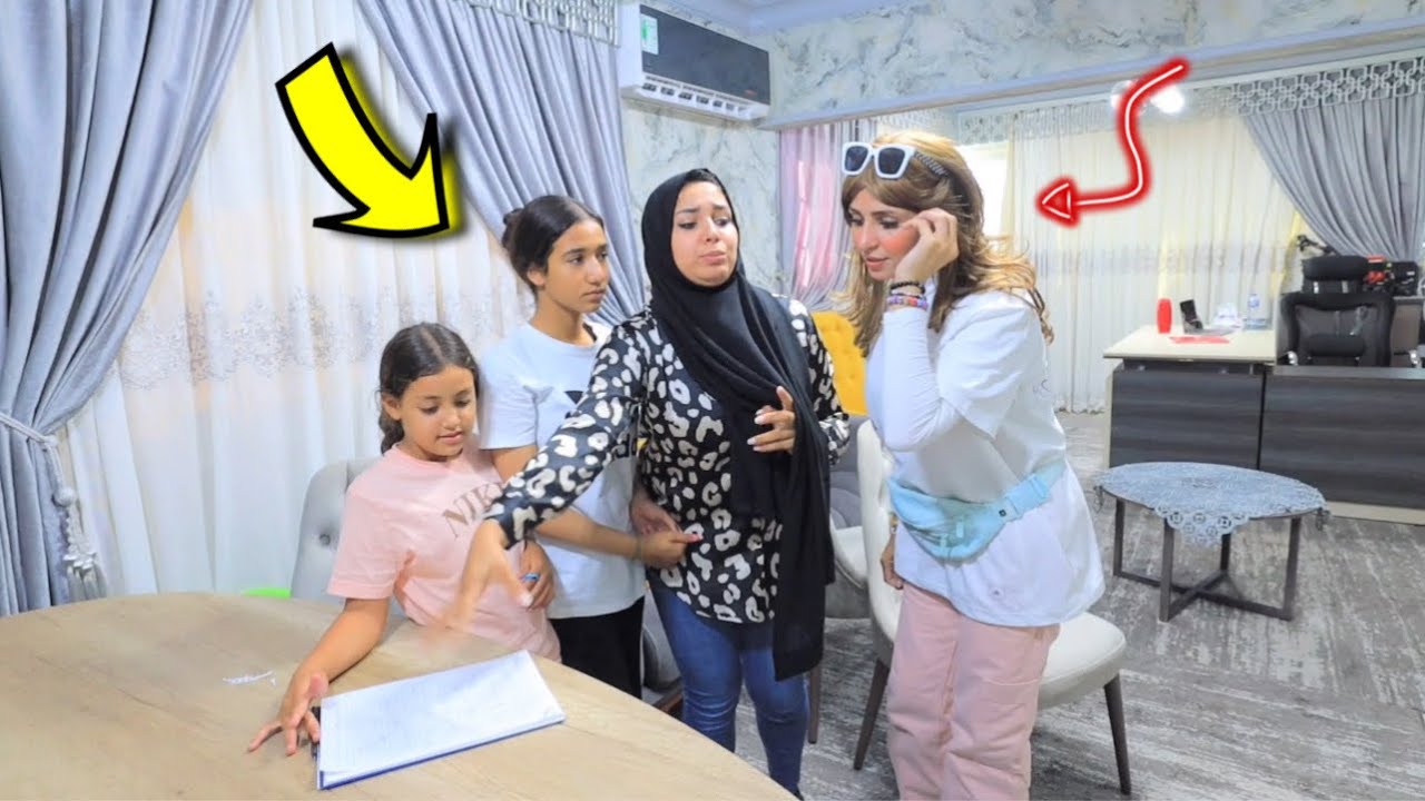 بنت صغيرة تأخذ درس - الفرق بين الميسات - شوف حصل أية !!