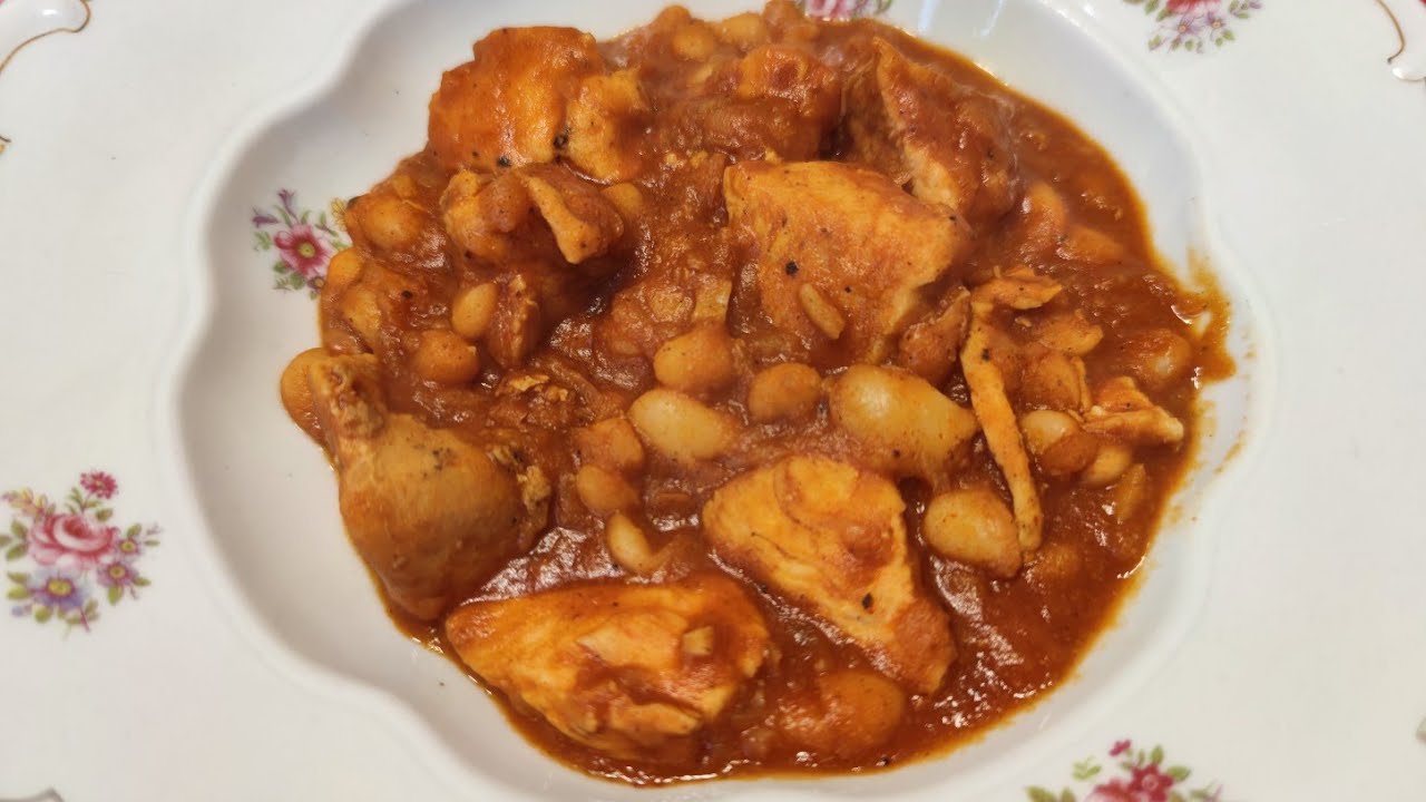 Pasulj za zdravlje sa pilećim belim mesom--Healthy beans with chicken breast