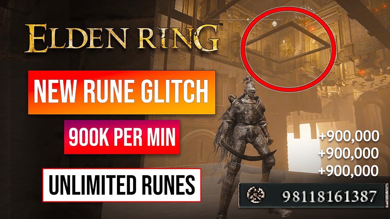Elden Ring Rune Farm ✅ | New Rune Glitch No One Knows | 900,000 Runes Per Minute! #eldenring