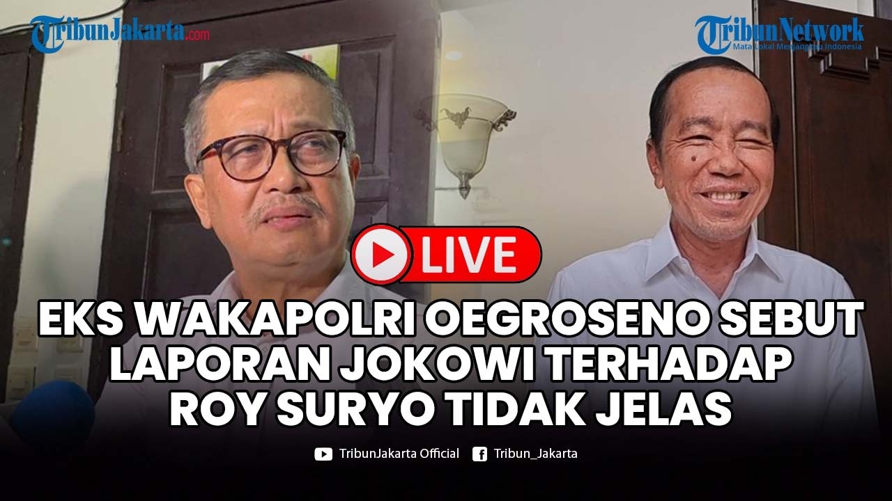 🔴LIVE: MELEDAK DI POLDA! Oegroseno Sebut Laporan Jokowi ke Roy Suryo Cacat Hukum dan Tidak Jelas!