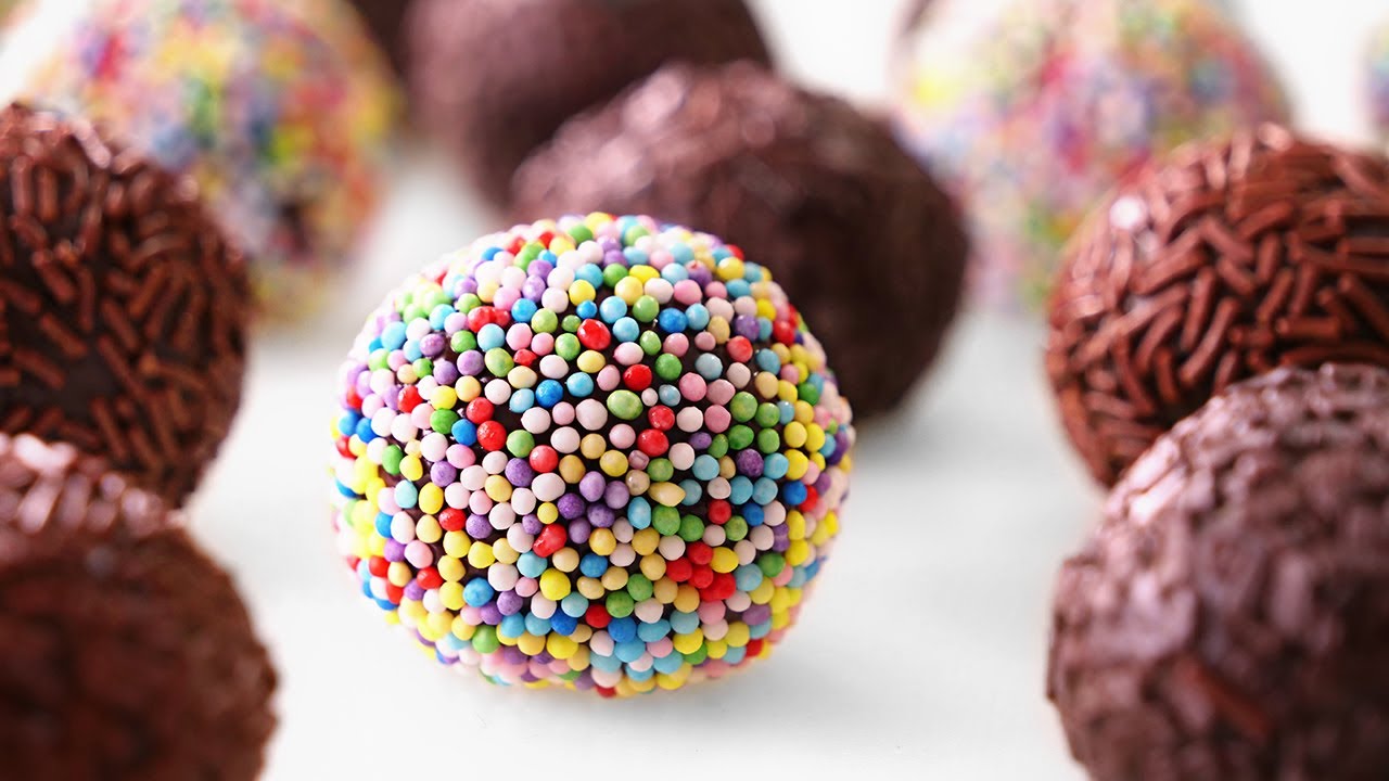 Brigadeiros de Chocolate muy Fácil con 3 Ingredientes y SIN horno