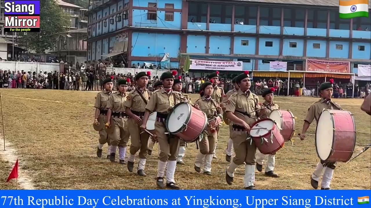 🇮🇳 Upper Siang Celebrates 77th Republic Day with Pride at Yingkiong