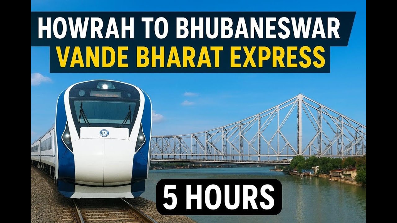 Vande Bharat Express Full Journey | Howrah to Bhubaneswar in 5 Hours | Unbelievable Speed & Comfort