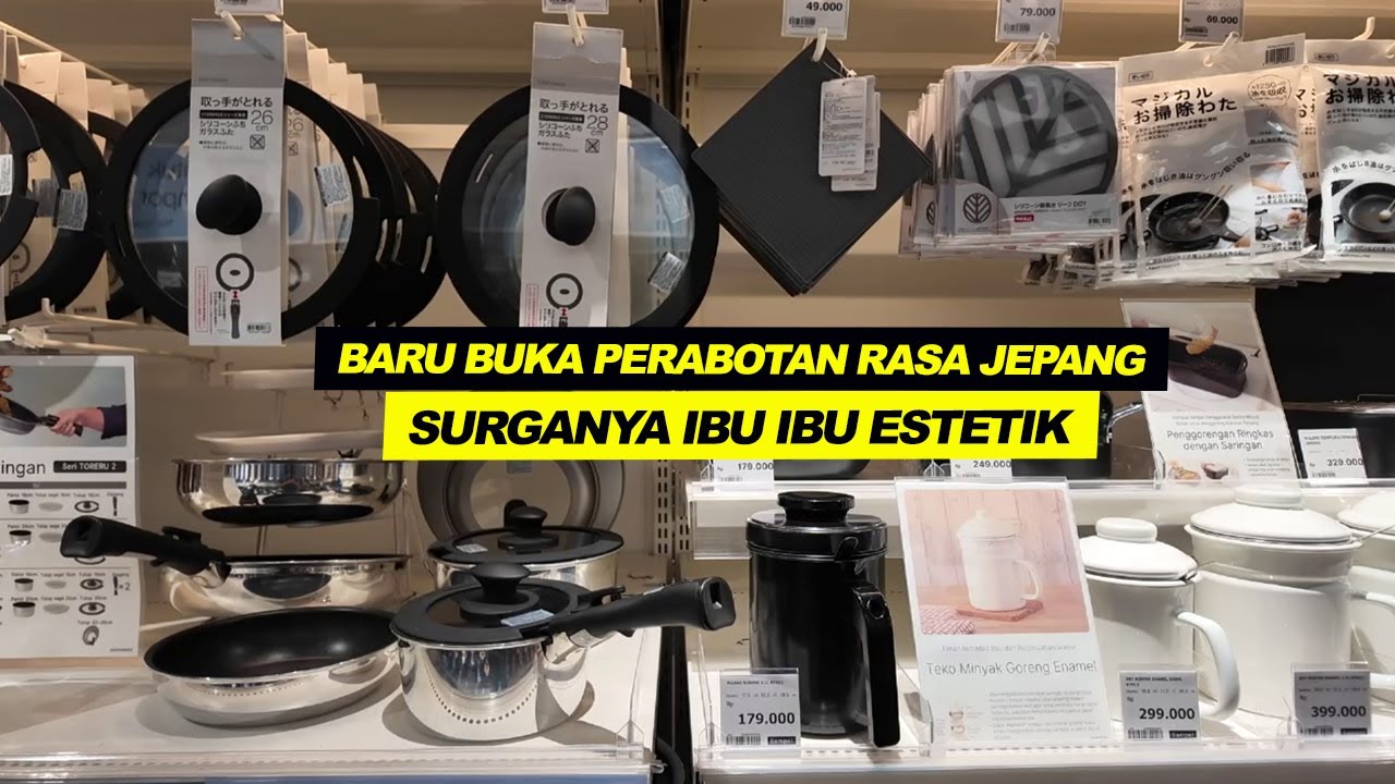 Baru Buka Toko Perabotan No 1 di Jepang, Yang suka dapur rapi pasti heboh liat ini