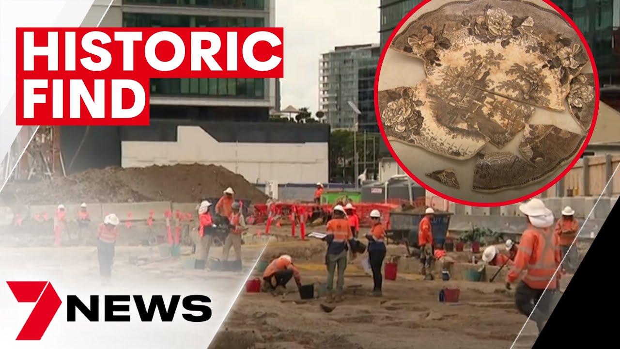One of Sydney's most historic discoveries has been found by accident in Parramatta | 7NEWS