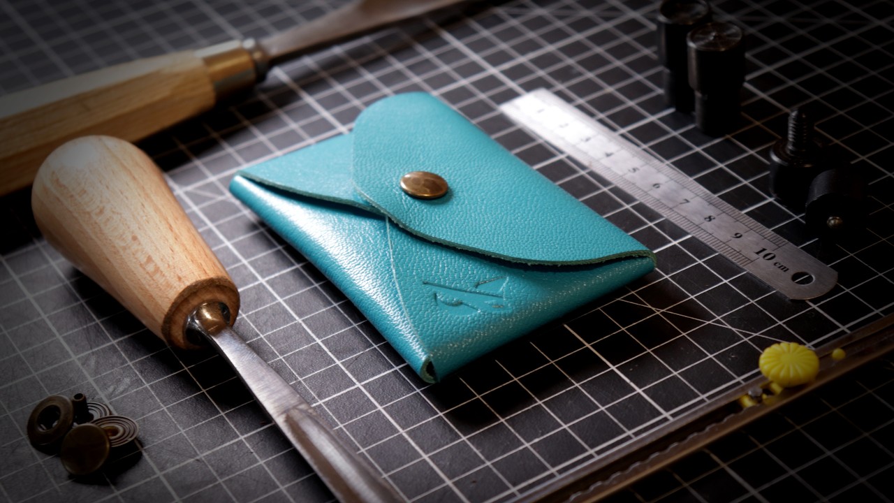 Et si on fabriquait un petit PORTE MONNAIE simple et élégant ? - Processus de Création #12