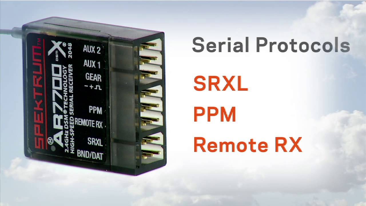 Spektrum AR7700 Serial Receiver with PPM/SRXL/Remote Receiver Output
