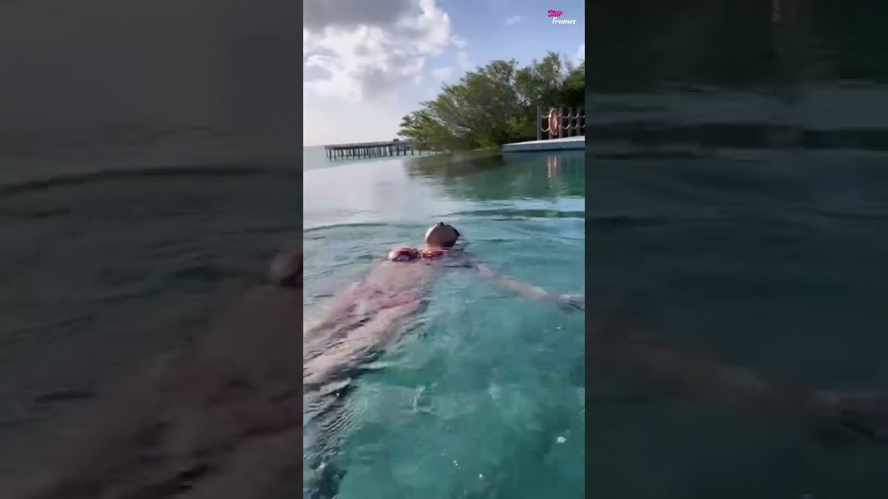 Malavika Mohanan chilling in Maldives