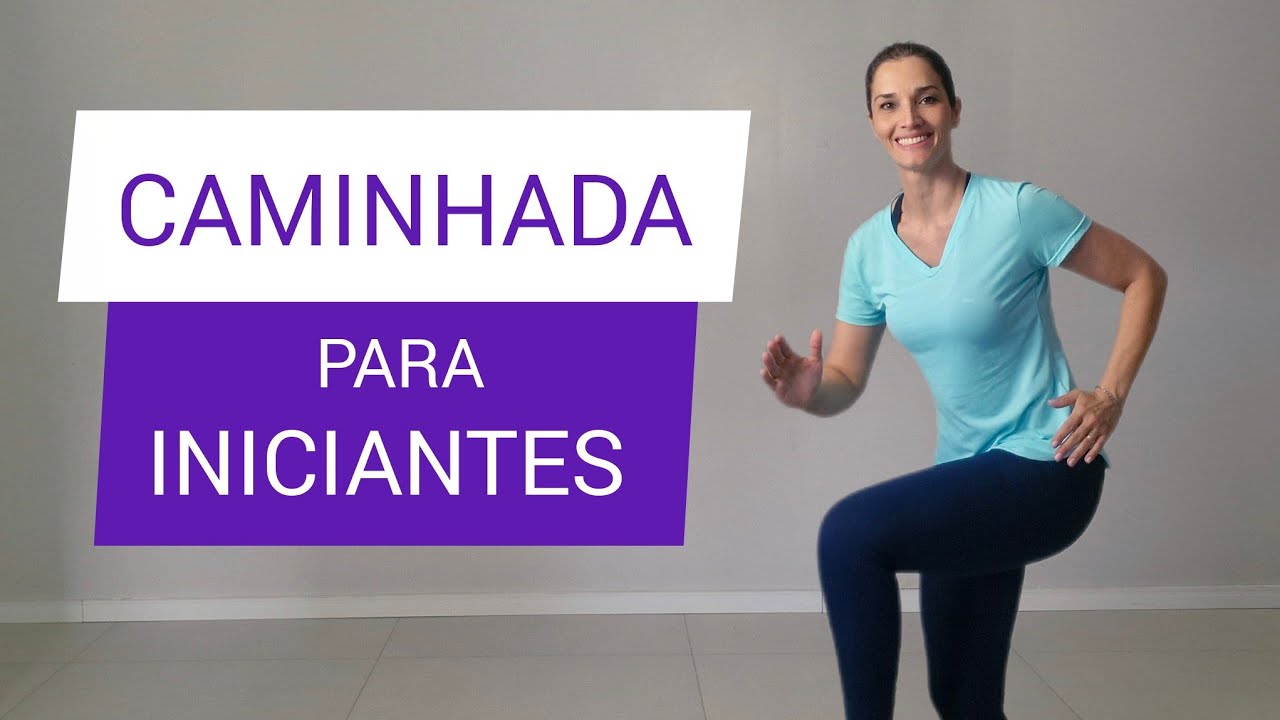 CAMINHADA EM CASA para iniciantes | Leila Franz
