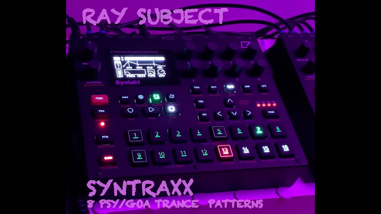 Syntraxx [Patterns 1 - 8] (syntakt psytrance mini set)