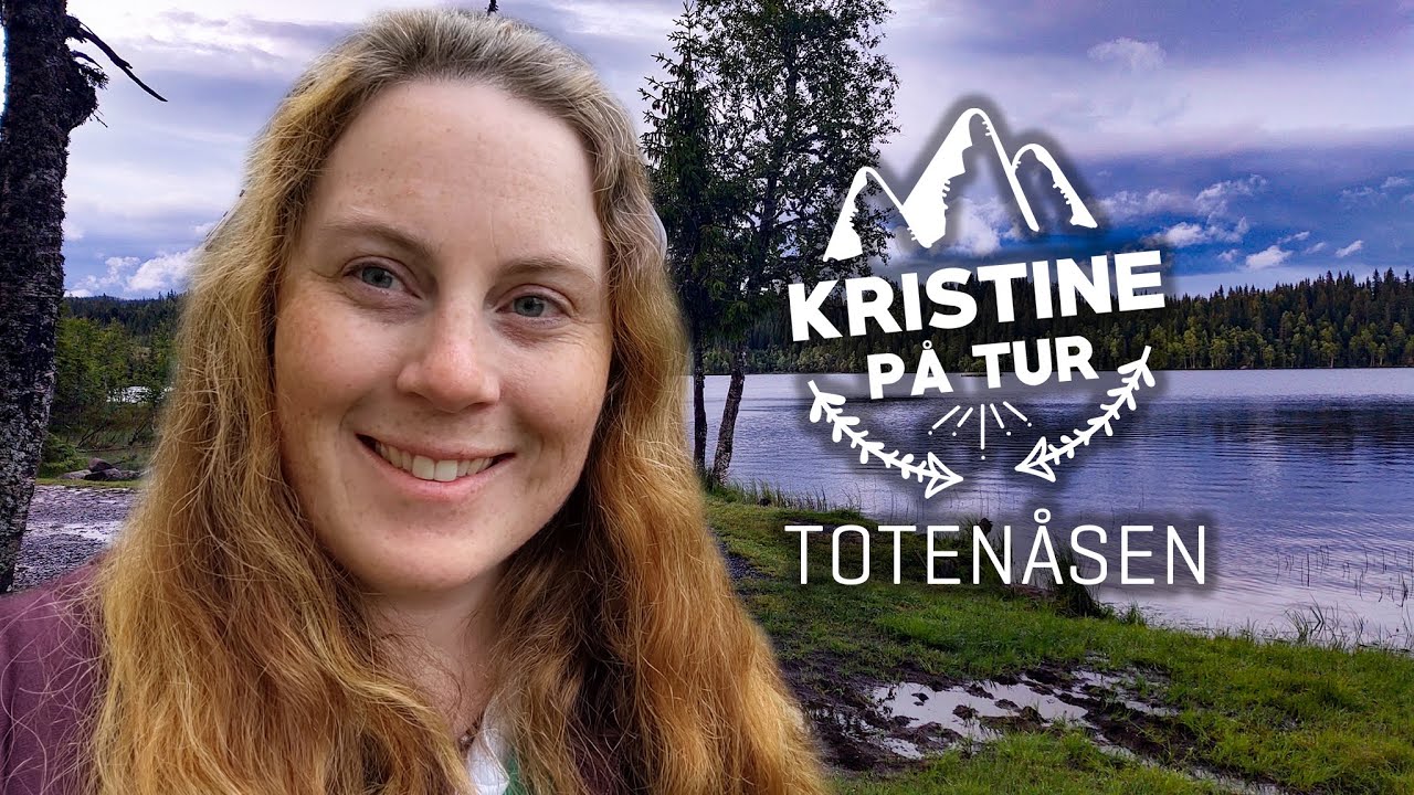 Kristine på tur på Totenåsen helt alene