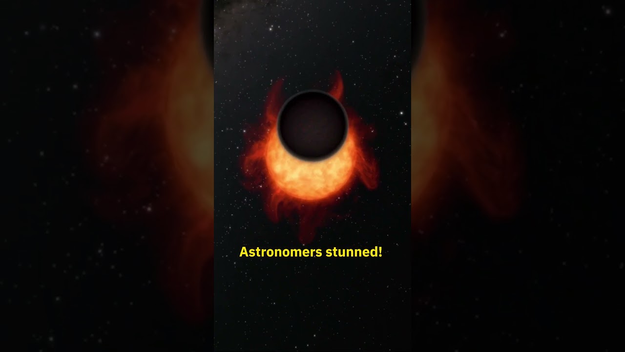 Hubble's Shocking Discovery: Young Planet's Battle with a Red Dwarf! #shorts #galaxy #cosmos