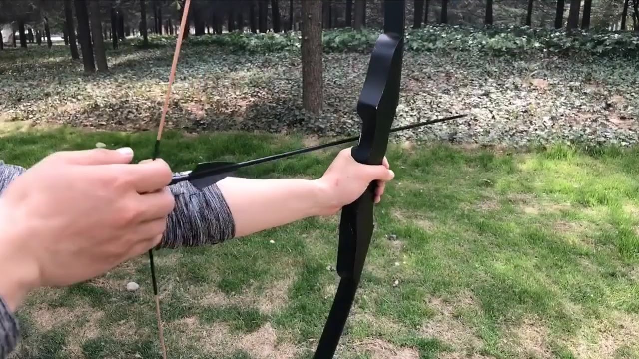 QBest łuk klasyczny 30 lbs 126 cm dla dorosłych i młodzieży ŁUCZNICTWO