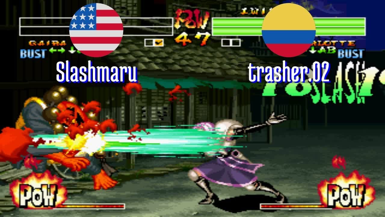 FT5 @samsho4: Slashmaru (US) vs trasher.02 (CO) [Samurai Shodown IV Fightcade] Mar 10